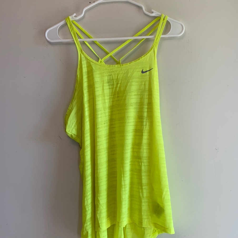 Nike dri-fit neon top